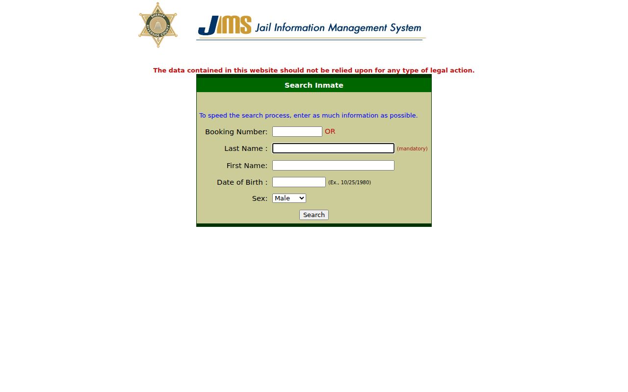 Palm Desert residents directory Riverside County custody lookup